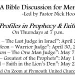 Men's bible discussion poster