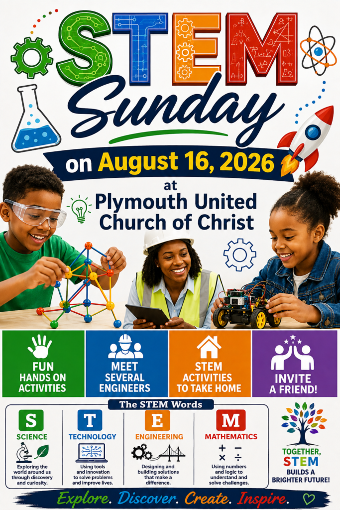 STEM Sunday event poster